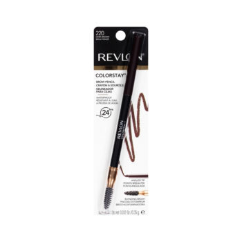 Revlon Colorstay Brow Pencil 220 Dark Brown 0.35gr Lapiz De Ceja