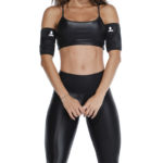 Tecnomed Bracera Alta Sudoracion Negro Talla Unica (2)