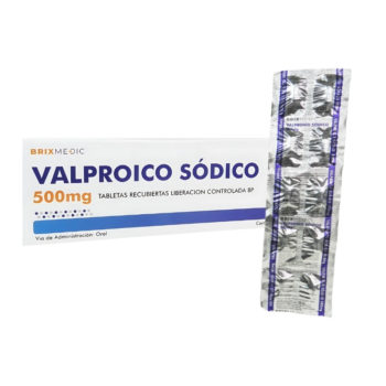 Valproico Sodico 500 mg x 10Tab Brix Medic Acido Valproico