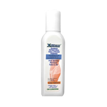 Xteril Shampoo Antibacterial Para Higiene Intima Femenina Topica 118mL