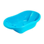 bañera azul