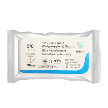 Medaid Prolene -Med 5/0 Ref 8720H Doble Aguja 3/8 90Cm Hebra x 1