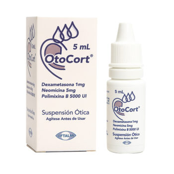 otocort Gotas 5mL Dexametasona - Neomicina - Polimaxina