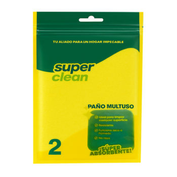 Super Clean Paños Multiuso x 2 Unid