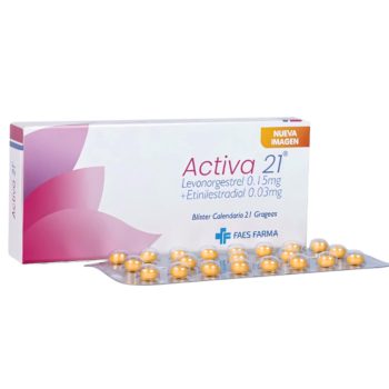 Activa 21 0.15/0.03Mg x 21 Grageas Levonorgestrel-Etinilestradiol Faes Farma
