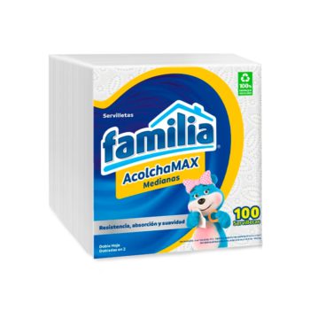 Familia Servilletas Acolchamax Medianas x 100und