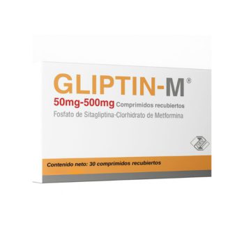 Gliptin-M 50-500Mg x 30Tab Sitagliptina-Metformina Vargas
