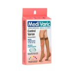 Medias De Compresion Talla L Beige 15-20 mmHg Rodilla Medivaric