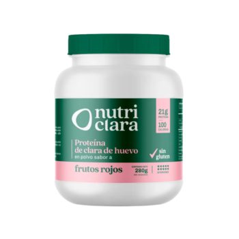 Proteína De Huevo Endulzado Sin Gluten Sabor A Frutos Rojos 448gr