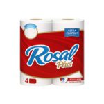 Papel Rosal Plus 180 Hojas x 4 Rollos