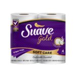 Papel Suave Gold 300 Hojas x 4 Rollos