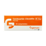 CANDESARTAN 16 MG 10 COM