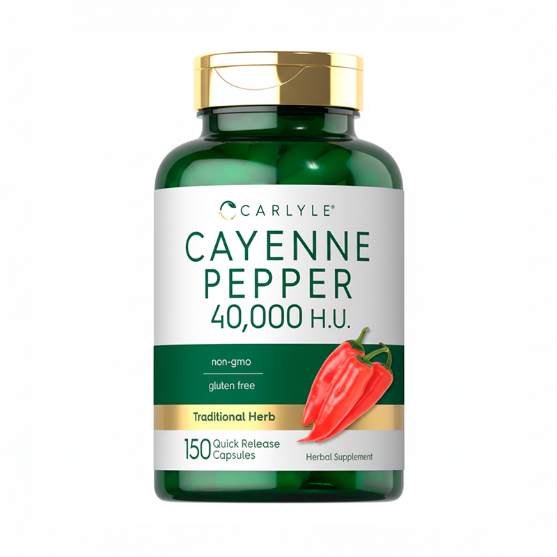 Cayenne Pepper 40000H.U x 150Caps Carlyle