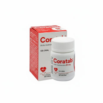 Coratab 81Mg x 100 Tab Acido Acetilsalicilico Cofasa