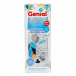 Genial Tetero Boca Ancha 6M+ 9Oz