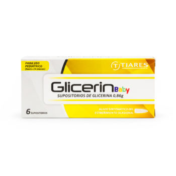 Glicerin  Baby Supositorio Glicerina 0.86Gr  x 6Und Tiares