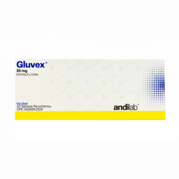 Gluvex 25Mg x 30Tab Empaglifozina Andilab
