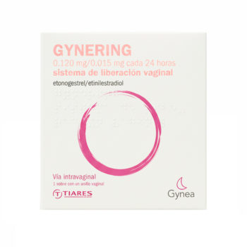 Gynering Anillo Vaginal 0.120-0.015Mg Etonogestrel/EtinilestriadiolTiares