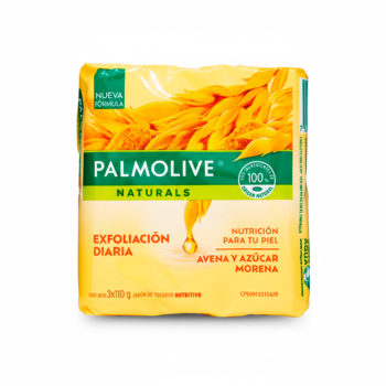 Jabon Palmolive Avena Y Azucar Morena Pack x 3Unid 110Gr