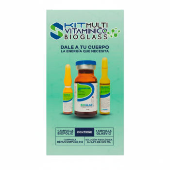Kit Multivitaminico Ampolla Bioglass Ac Folico-Vit C- Complejo B
