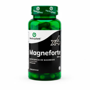 Magneforte x 4  500Mg x 60Caps Herbaplant