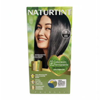 Naturtint Kit Tinte 1N Ebano Negro 170Ml Phergal