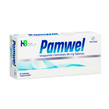 Pamwel 80Mg x 10Tab VerapamiloHuman Bioscience