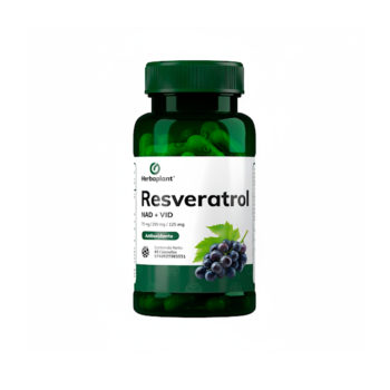 Resveratrol Nad+Vid 75-250-125Mg x 60Caps Herbaplant