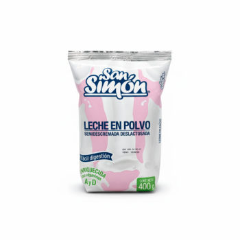 San Simon Leche En Polvo Semidescremada Deslactosada 400Gr