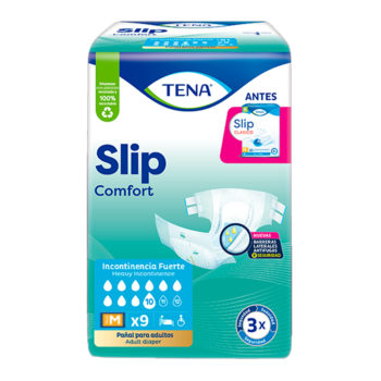 Pañal Slip Comfort Adulto Talla M x 9Und Tena
