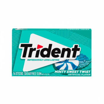Trident Minty Sweet Twist x 14Sticks Turquesa