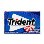 Trident Perfect Peppermint x 14Sticks Azul Oscuro