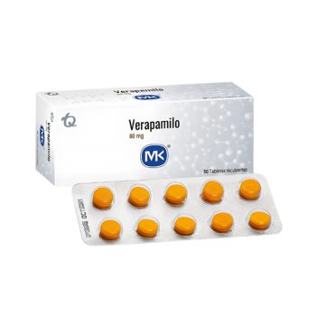 Verapamilo 80Mg x 50Tab Mk