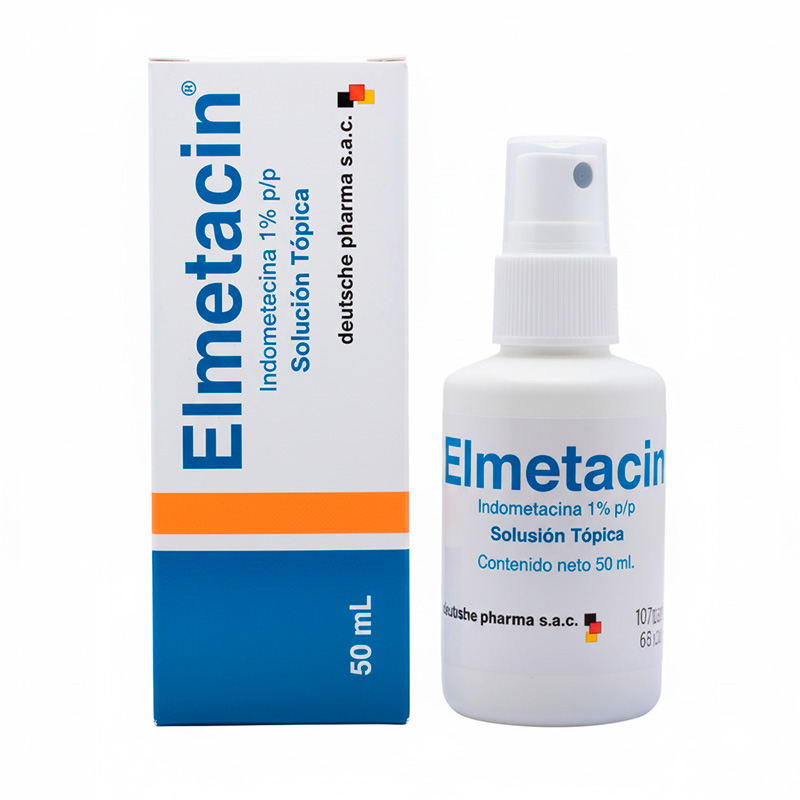 Elmetacin-Ind 1% Solucion Topica 30Ml Indometacina
