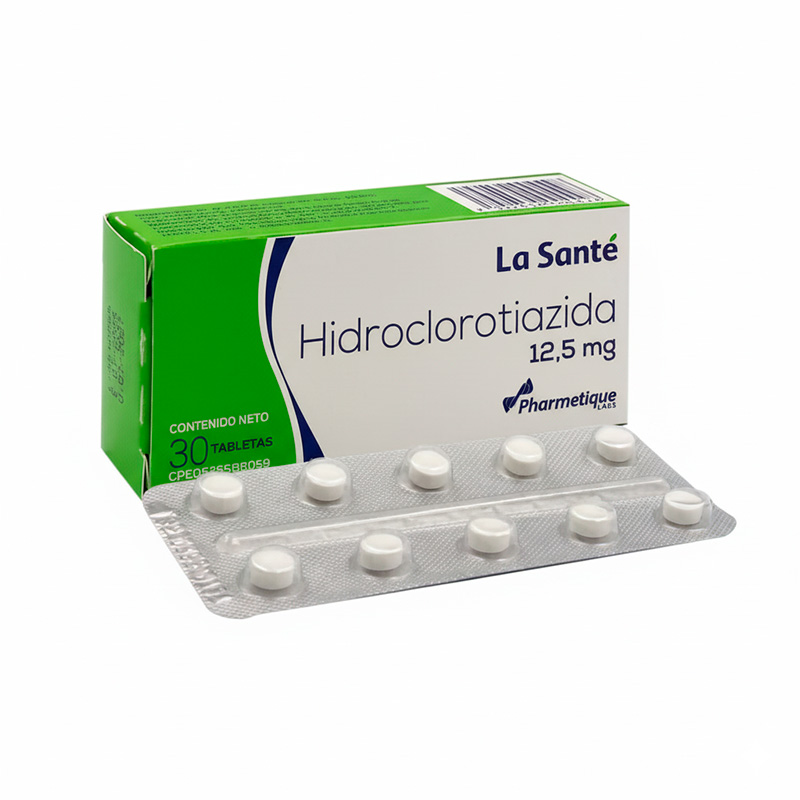 Hidroclorotiazida 12.5 x 30Tab La Sante