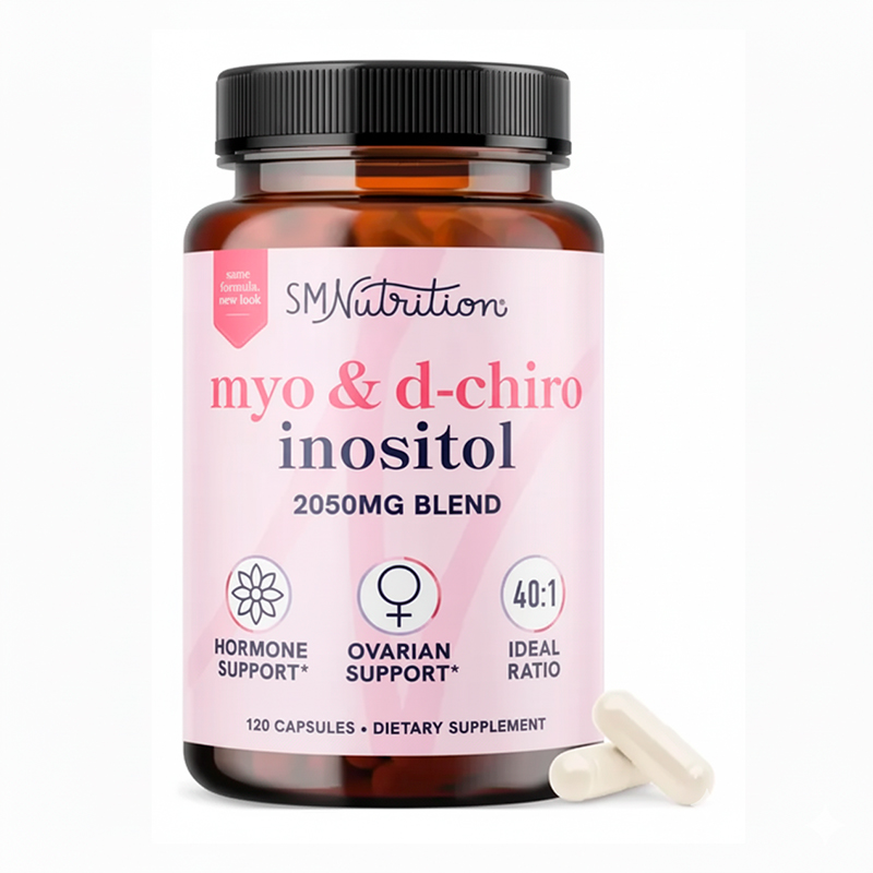 Myo & D-Chiro Inositol 2000-50Mg x 120Caps Sm Nutricion