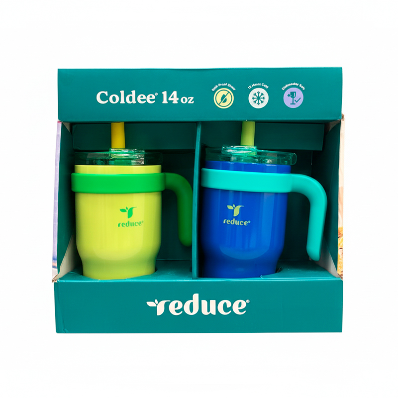 Termo Reduce Cooldee 14Oz Pack Verde-Azul