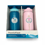 Thermo Flask Pack x 2 Azul& Rosa 24Oz