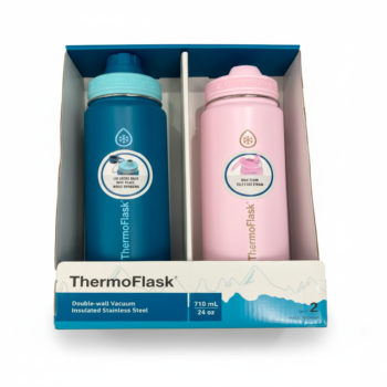 Thermo Flask Pack x 2 Azul& Rosa 24Oz