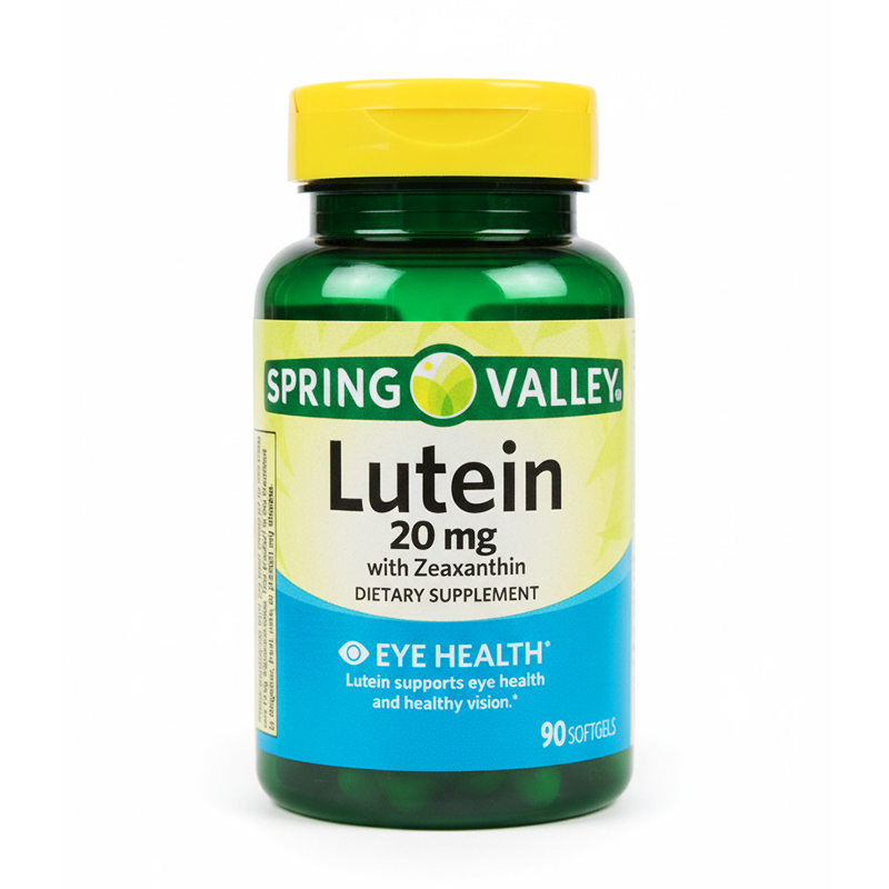 lutein spring valley 20 mg 90 caps