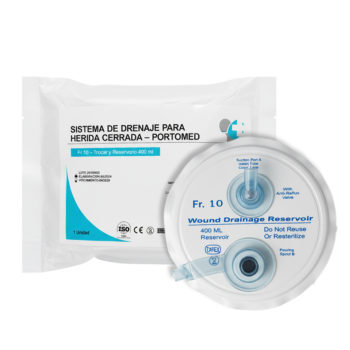 Sistema De Drenaje De Heridas Cerrado Portovac 10Fr 400Ml Medaid