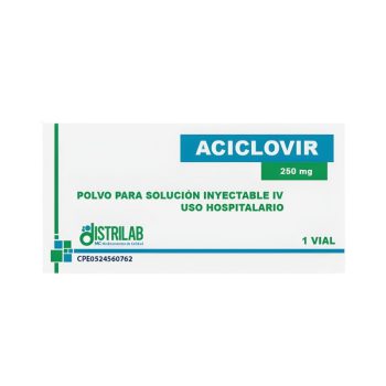 Aciclovir Solucion Inyectable 250mg x 1 Vial Distrilab