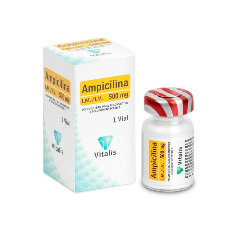 Ampicilina 500Mg Amp Vitalis