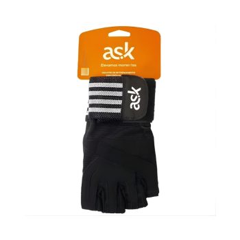 Ask Guantes De Entrenamiento C/Cinta Ajustable Talla S-M