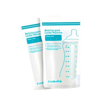 Bolsitas Desechables Para Leche Materna x 30Pcs 200mL Cutebabies