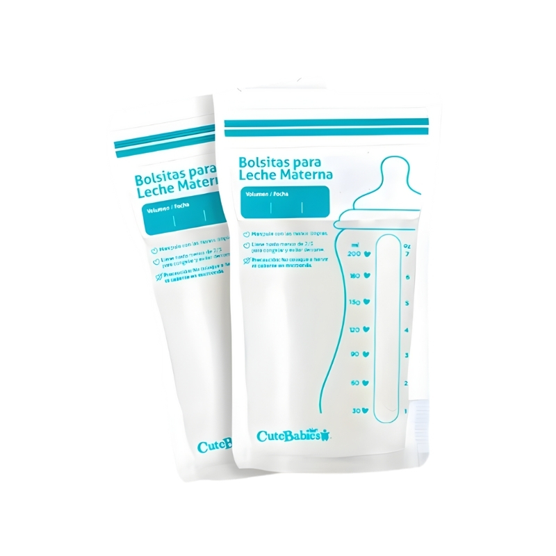 Bolsitas Desechables Para Leche Materna x 30Pcs 200Ml Cutebabies