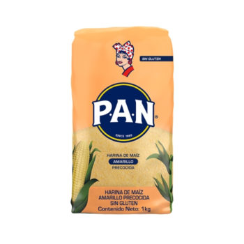 Harina Pan Maiz Amarilla 1Kg Libre De Gluten Alimentos Polar