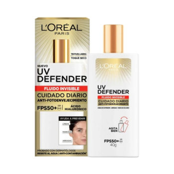 Loreal Uv Defender Fluido Invisible Fps 50+ Toque Seco 40gr