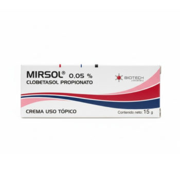 Mirsol Crema 0.05% 15Gr Clobetasol Biotecth