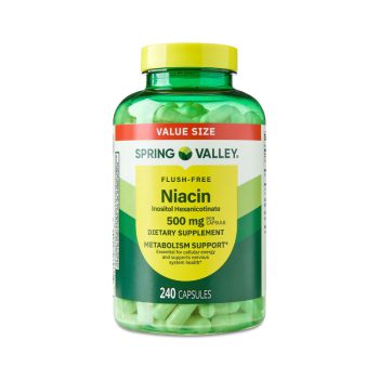 Niacin 500mg x 240Caps Vit B3 Spring Valley